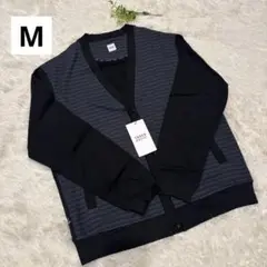 新品タグ付き✨タケオキクチ グラフチェック ジャカード カーディガン M