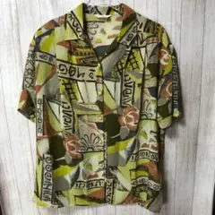 古着 90's 総柄シャツ ビンテージ 一点物のサムネイル