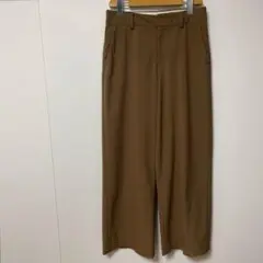 UNITED ARROWS ユナイテッドアローズ ワイドパンツ 38 ブラウン