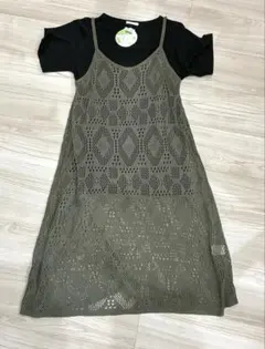 新品　マタニティ ワンピース　2点セット　授乳服　M