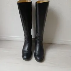 ​【美品】REGAL リーガル ロングブーツ 本革 24.5cm ブラック