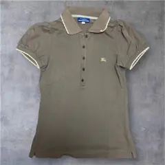 美品 Burberry Blue Label ポロシャツ グレー 半袖 - メルカリ