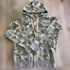 トミーヒルフィガー 迷彩柄 フルジップパーカー