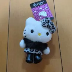 Hello Kitty ヒョウ柄 ぬいぐるみ キーホルダーのサムネイル