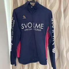 SVOLME ジャージ ジャケットサッカーウェア Mネイビー ピンク