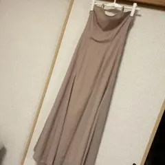 Rady ベージュ ノースリーブ ロングワンピース