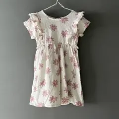 値下げ＊ZARA 花柄 フリルワンピース　116cm MARKEY'Sのサムネイル