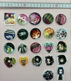 鬼滅の刃♡プラパーツ２２枚セット まとめて ハンドメイド　素材