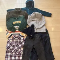 120㎝男の子冬服まとめ売り8着➕ニット帽♡
