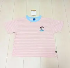 【新品・タグ付き】しまむら　ミニーマウス　刺繍　Tシャツ　120サイズ　女児