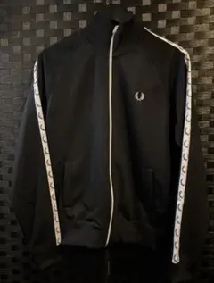 FRED PERRY トラックジャケット ネイビーM ジャージ ライン ロゴ