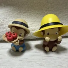 おさるのジョージ ガチャガチャ2体セット