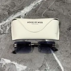 HOUSE OF WOO WL2017 サングラス リムレス スクエア