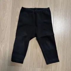 UNIQLO リブレギンス10分丈　BLACK 80cm