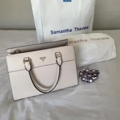 Samantha Thavasa ピンクベージュ ハンドバッグ ショルダー付き