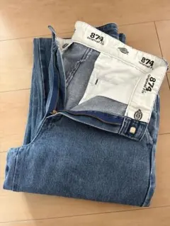 Dickies 874 デニムパンツ ワイド　ワークパンツ　ストレートのサムネイル