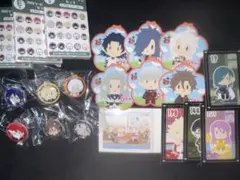 刀剣乱舞 くじ 御伴クリアバッジ アニメイト特典ステッカー ぱしゃこれ特典
