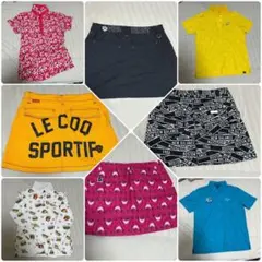 【まとめ売り】ゴルフウェア、スカート、ポロシャツ、