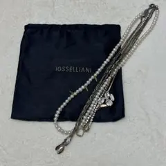 【イオッセリアーニ】IOSSELLIANI マルチチェーン パール ネックレスのサムネイル