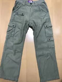 【❗️今だけ値下げ❗️】ノースフェイスパープルレーベルカーゴパンツ オリーブSサイズ