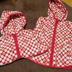 ２枚セット　ミニー　ユニクロ　フード付きフリースパーカー