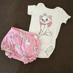 【H&M】Disney マリーキャット ロンパースとパンツセット 70cm