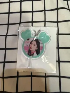 TWICE うちわチャーム ミナ READY TO BE オフラインくじ D賞