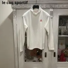 ルコックスポルティフ ゴルフコレクション 長袖シャツ M オフホワイト
