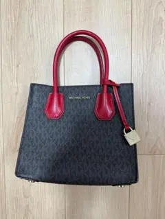 MICHAEL KORS ハンドバッグ MKシグネチャー レッドのサムネイル