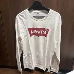 Levi's 長袖Tシャツ ホワイト ロゴプリント Mサイズのサムネイル