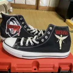 CONVERSE オールスターNIRVANA パッチ付きUS10のサムネイル