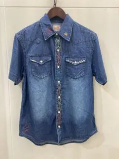 HOUSTONの刺繍デニムシャツのサムネイル
