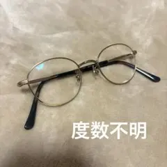 メガネの愛眼　aigan 眼鏡　メガネ　度入り　ゴールド