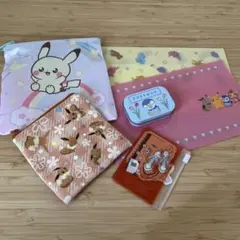 ポケモン ピカチュウ イーブイ ポーチ　シール　セット　ポケピース