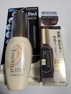 エッセンシャルザビューティ プレミアムヘアオイル＆CCミルクのサムネイル