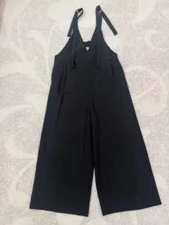 ブラック Vネック オールインワン