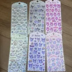 【海外正規品】サンリオキャラクター フェルトシール 6シートセット