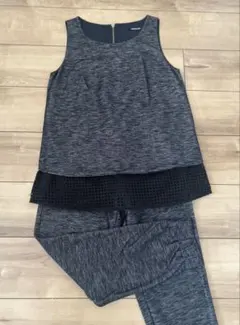 メイソングレイ　レイヤードパンツセットアップ