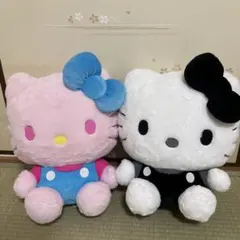 ハローキティ ぴんくとみずいろドール　GJ モノクロドール　ＧＪ