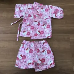甚平　ハローキティ 女の子 90