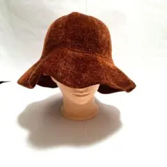 ブラウン バケットハット 秋冬