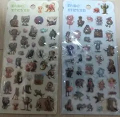 イタリアン ブレインロット 3dぷくぷくシール トゥントゥントゥンサフール ２枚