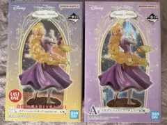 Disney ラプンツェル フィギュア 1番くじ　ラストワン　A賞　2体セット