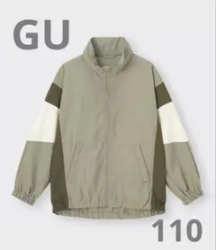 【美品】ブルゾン　ナイロン　シャカシャカ　スポーティー　ジーユー　110