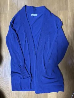 週末セール　グローブ　未使用品　ブルー　ロングカーディガン 長袖