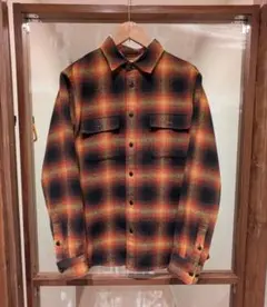 ノースフェイス　ヘビージャズネップシャツ オンブレチェック