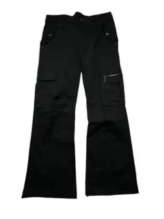 Y2K Calvin Klein Jeans フレアカーゴ パンツ 黒　00s