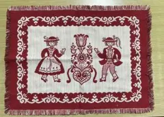 オーストリア製 テーブルセンター 綿麻 民族衣装 チューリップ 赤 [新品 ]のサムネイル