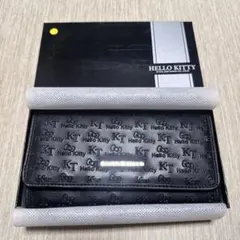 ハローキティ　長財布　ブラック
