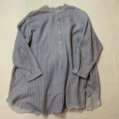 フリークスストア 長袖 バンドカラーシャツ F